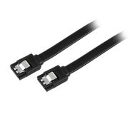 Kabel komputerowy SILVER MONKEY Kabel SATA III prosty 0,5m czarny SMA102